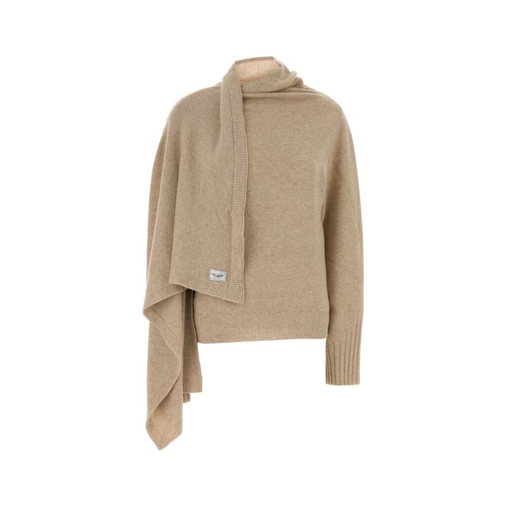 The Attico Women Sand Wool Sweater